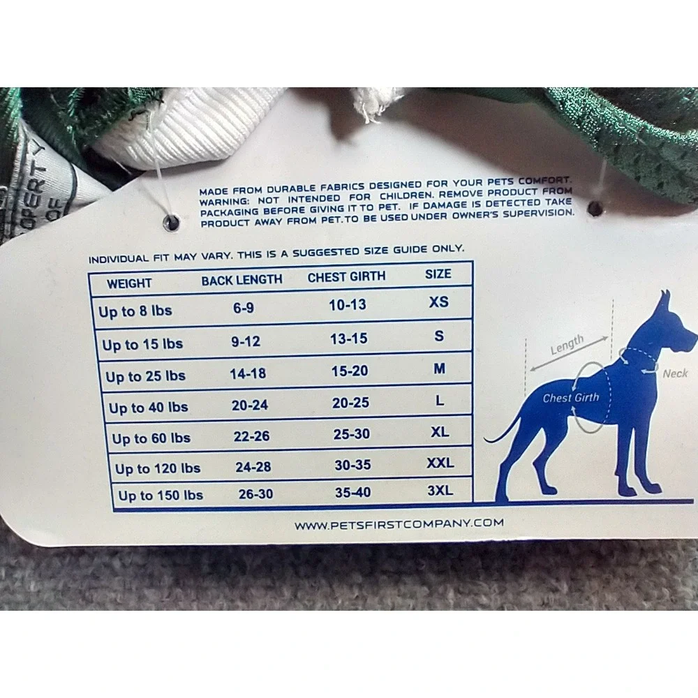 Pets First Michigan State Spartans Dog Jersey Green XS MS-4006-XS NCAA Pet Wear‎
